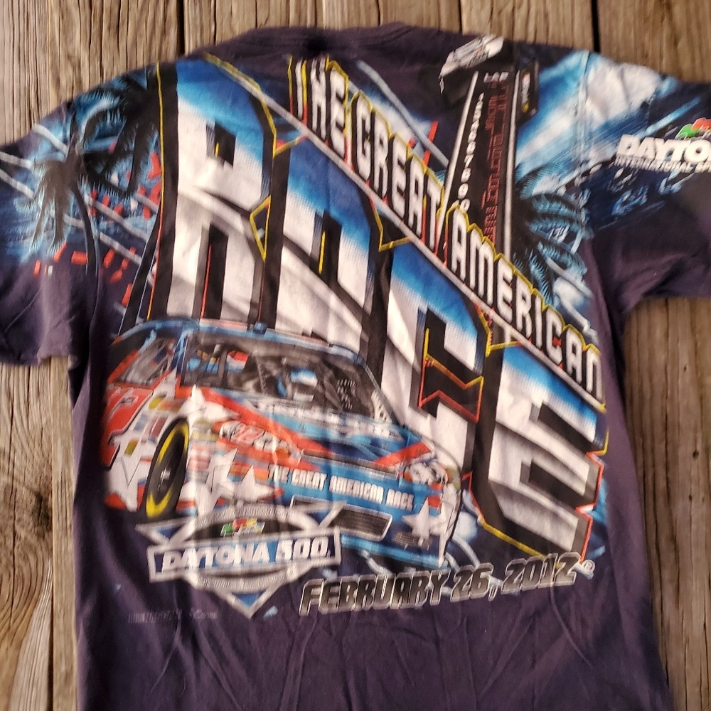 Daytona 500 All Over Print Size shirt XL 2012 - Picture 6 of 8